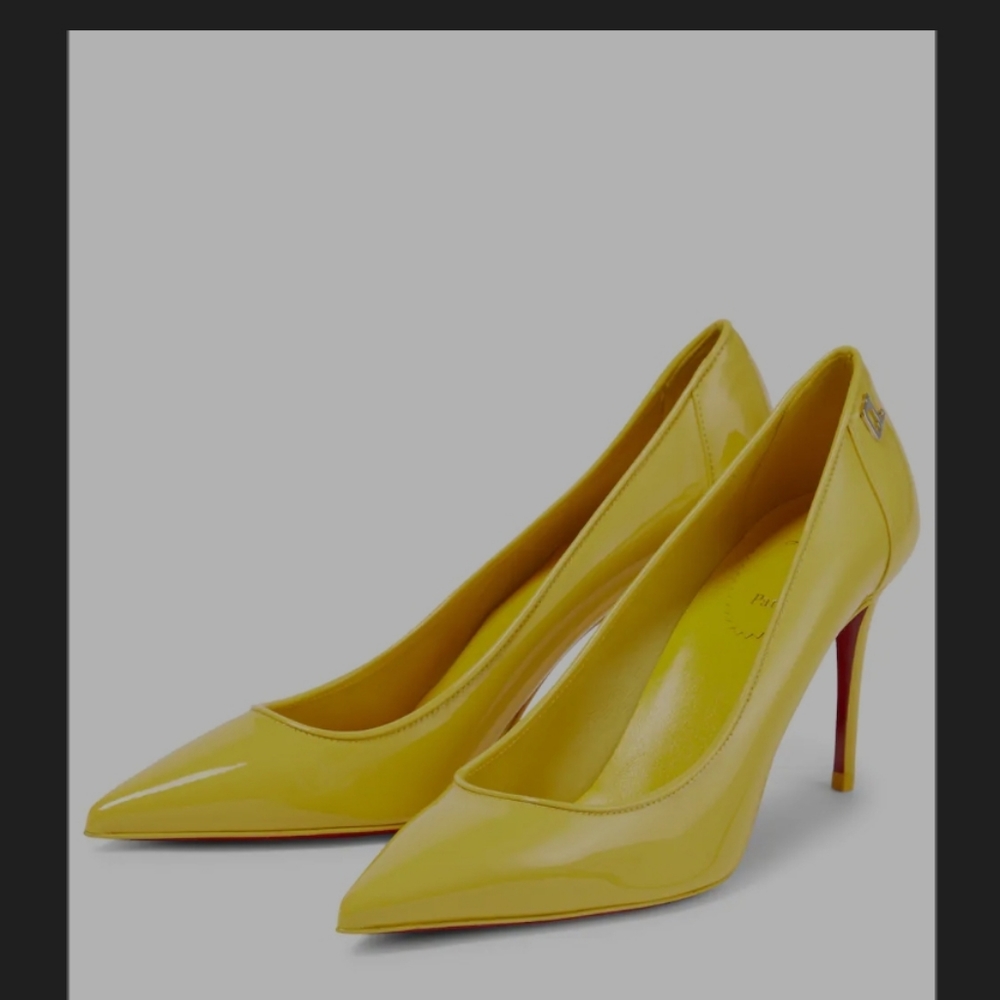 Christian Louboutin Sporty Katy 85mm patent leather pumps